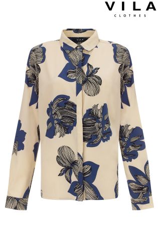 Vila Vigraphical Print Shirt